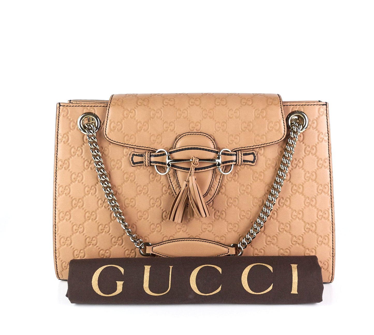 Gucci Emily Guccissima Leather Large Bag