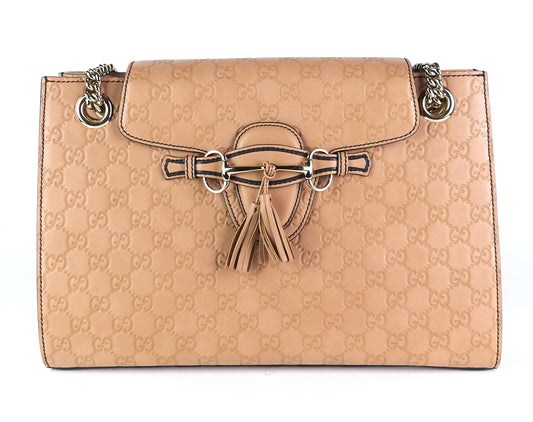 Gucci Emily Guccissima Leather Large Bag
