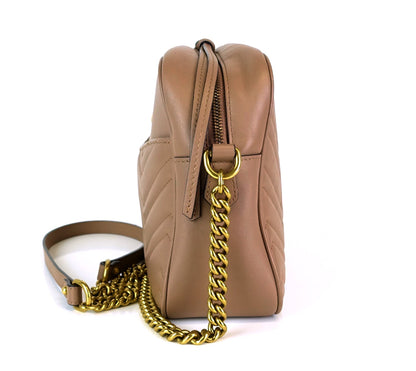 Gucci Marmont Matelasse Chevron Leather Medium Bag