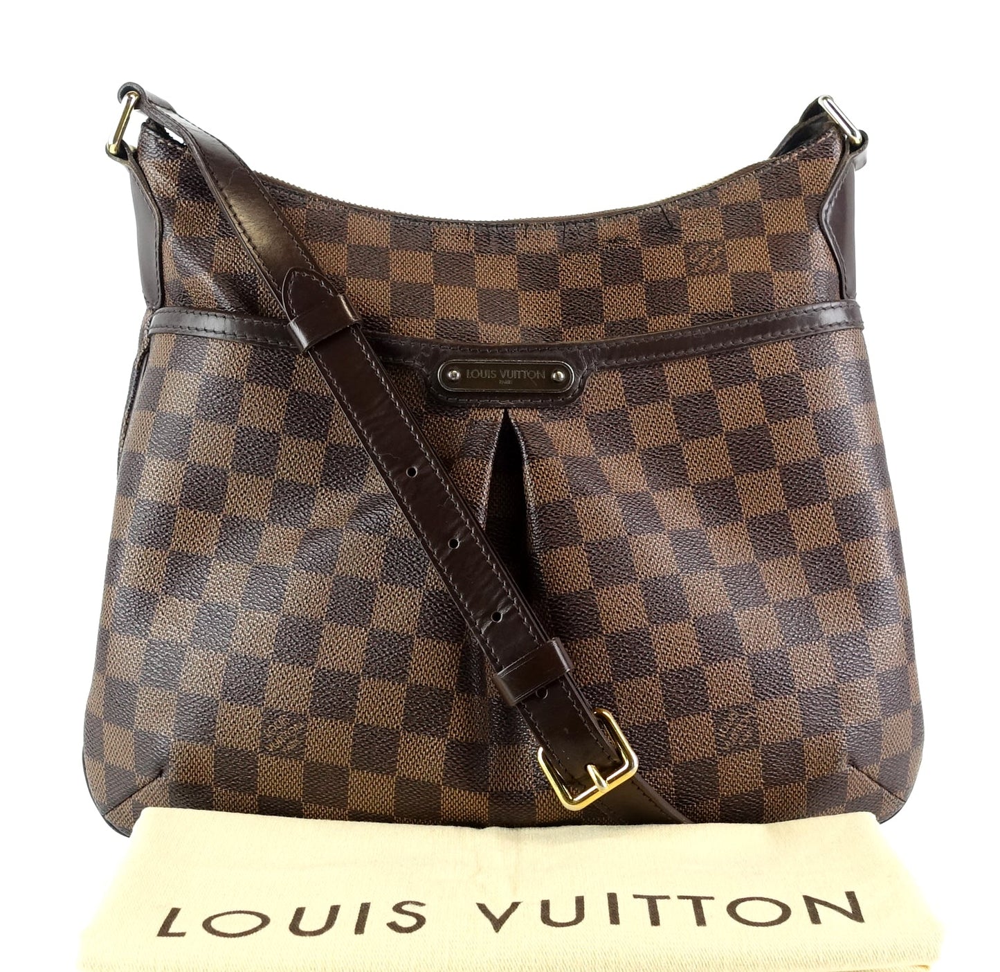 Louis Vuitto Bloomsbury PM Damier Ebene Canvas Bag