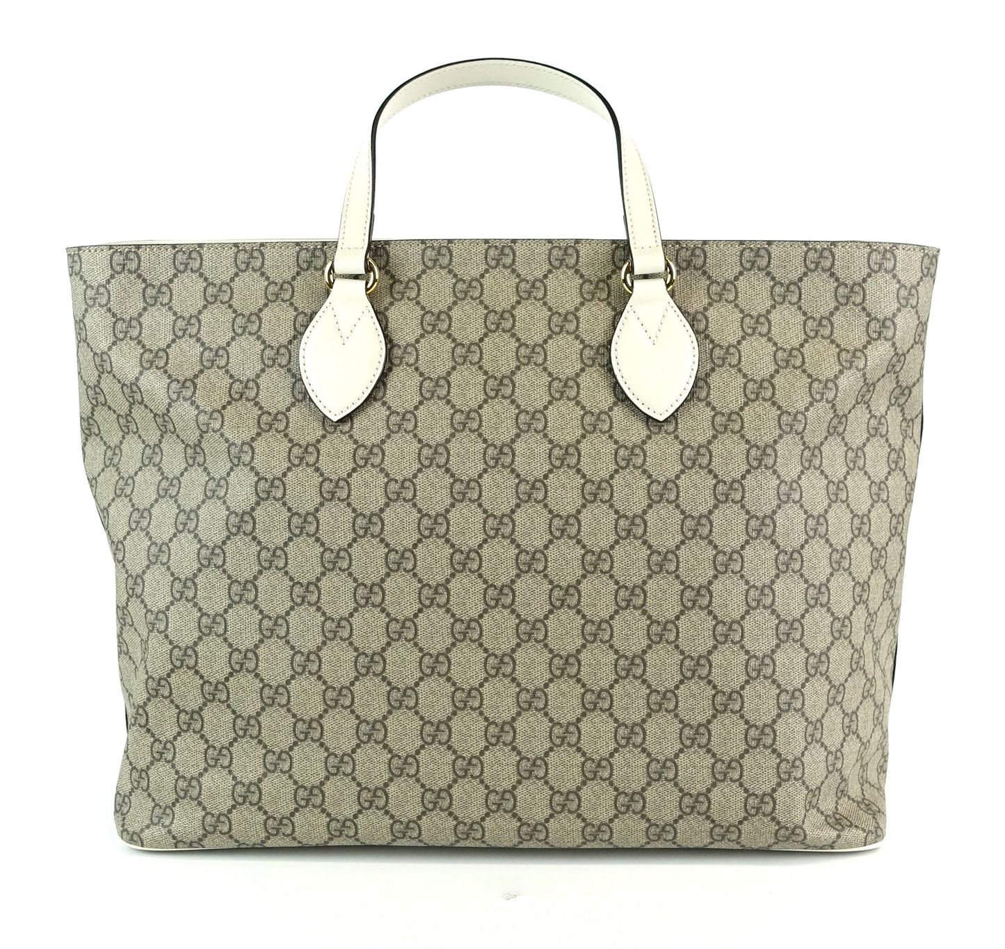 Gucci Supreme Monogram Canvas Top Handle Diaper Bag with Straps