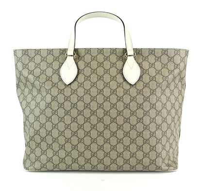 Gucci Supreme Monogram Canvas Top Handle Diaper Bag with Straps