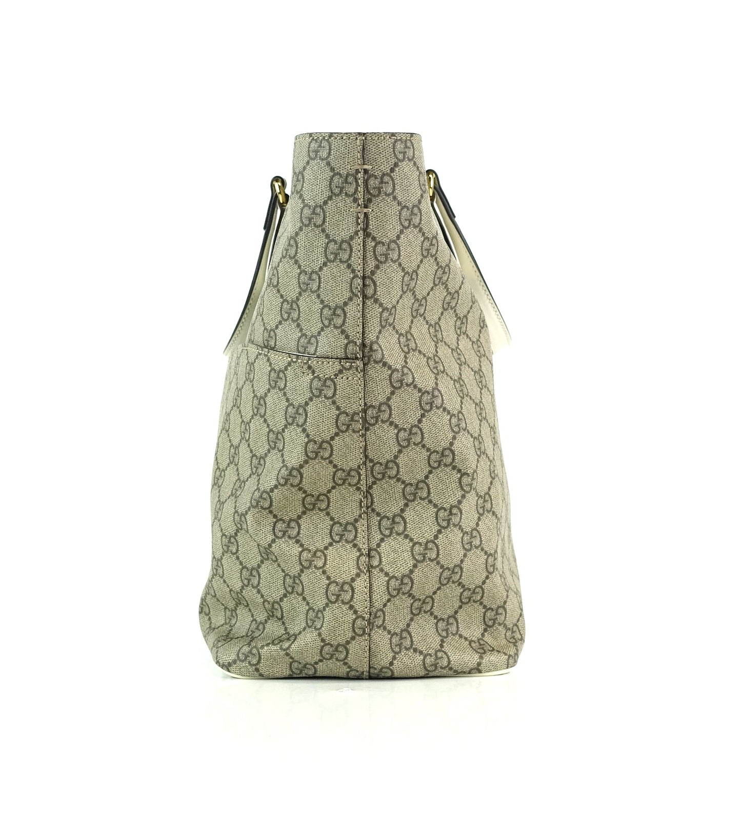 Gucci Supreme Monogram Canvas Top Handle Diaper Bag with Straps