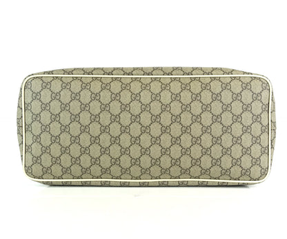 Gucci Supreme Monogram Canvas Top Handle Diaper Bag with Straps