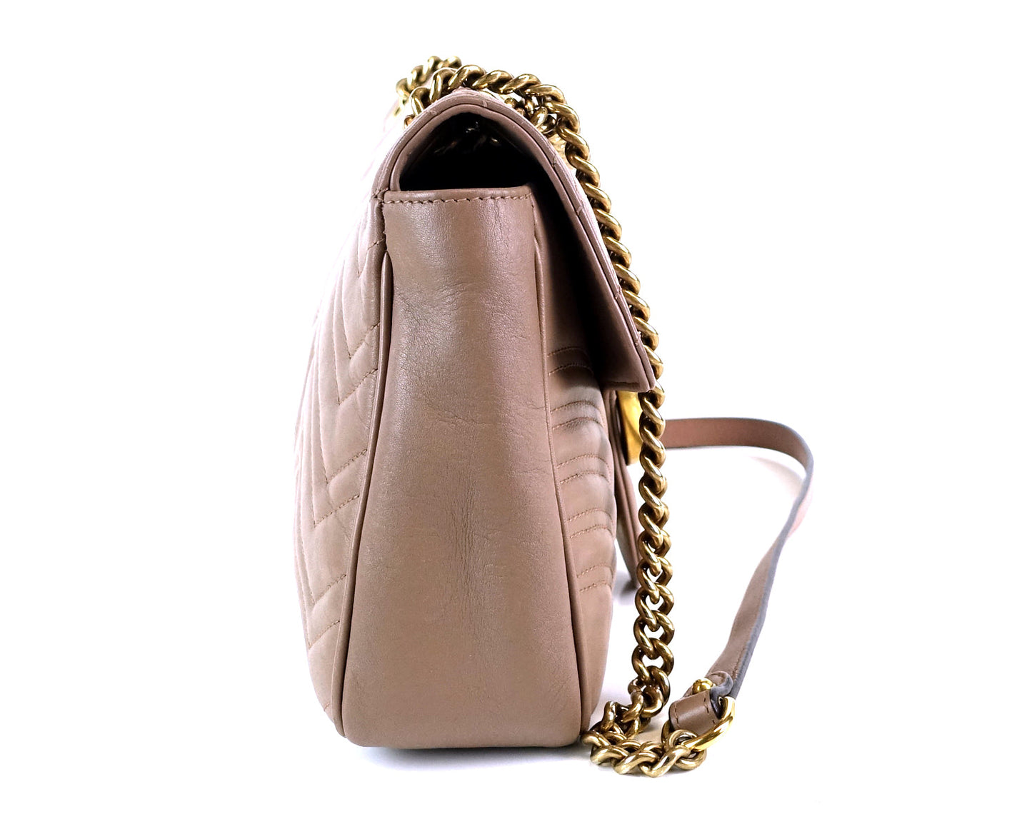 Gucci Marmont Matelasse Chevron Leather Small Bag