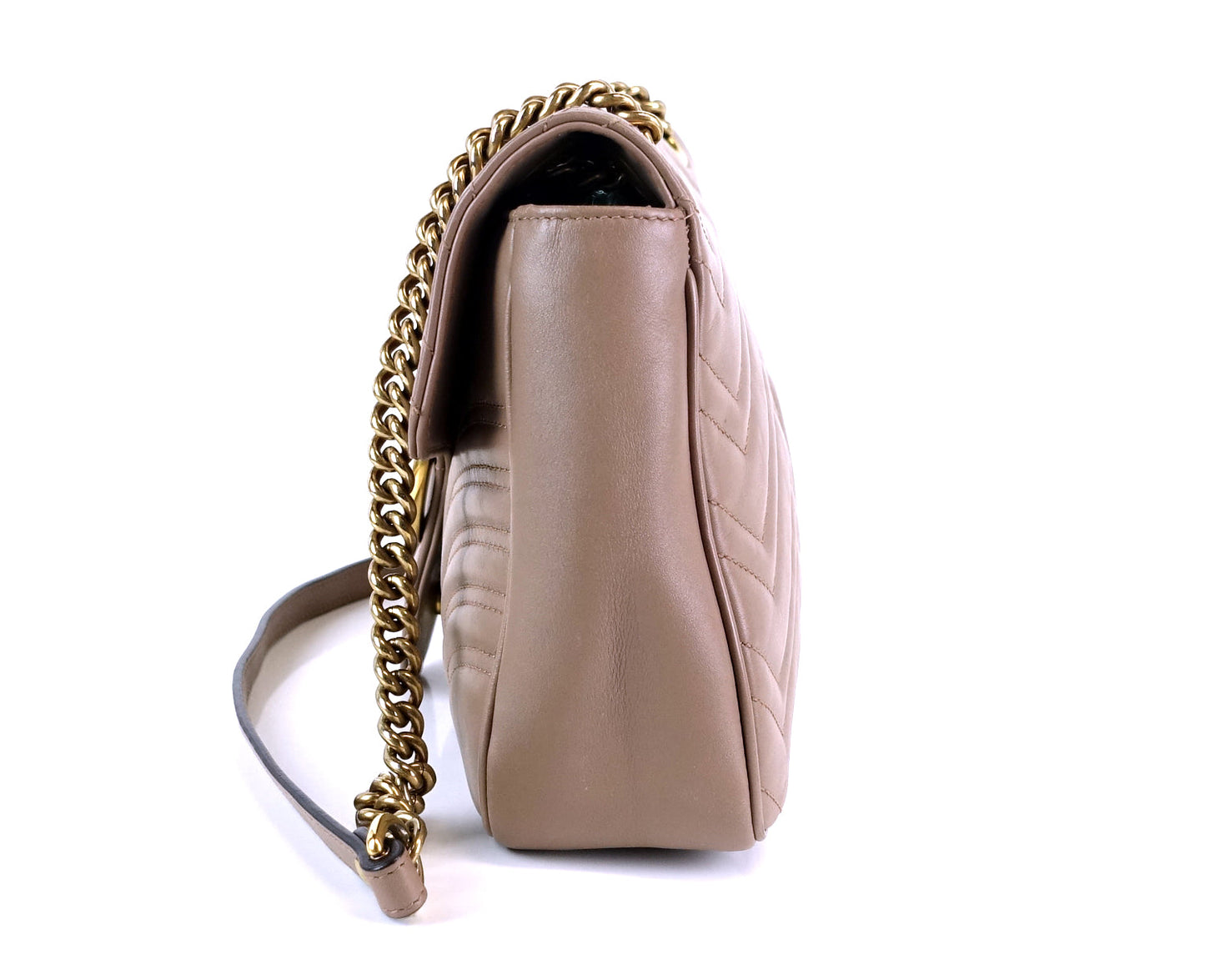 Gucci Marmont Matelasse Chevron Leather Small Bag