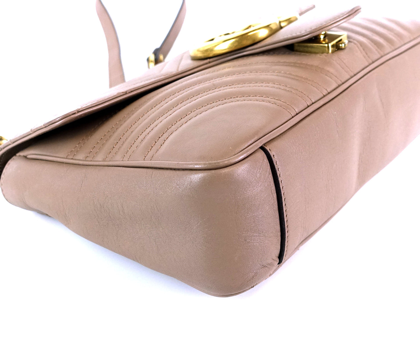 Gucci Marmont Matelasse Chevron Leather Small Bag