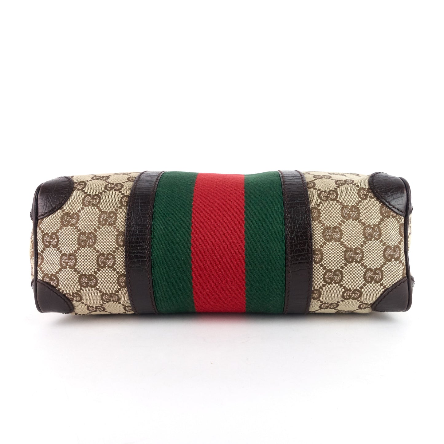 Gucci Vintage Small GG Canvas Boston Bag