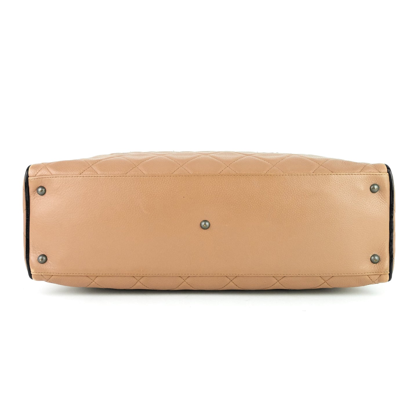 Chanel Boston Caviar Leather Travel Bag