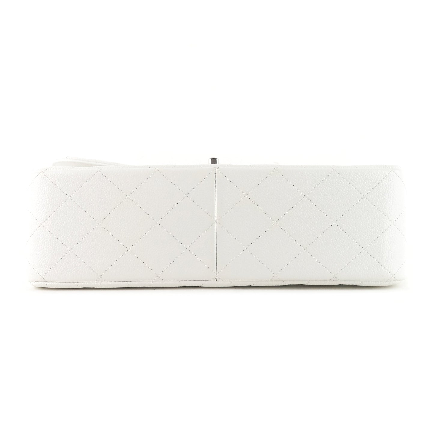 Chanel Double Flap Quilted Caviar Leather Bag
