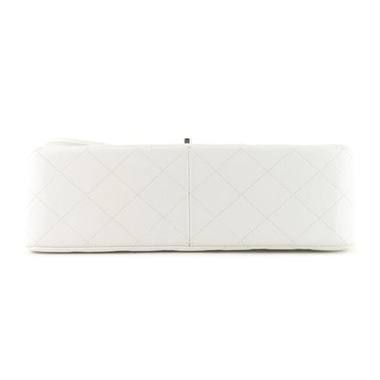 Chanel Double Flap Quilted Caviar Leather Bag