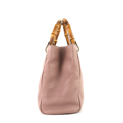 Gucci Bamboo Shopper Small Calfskin Tote Bag