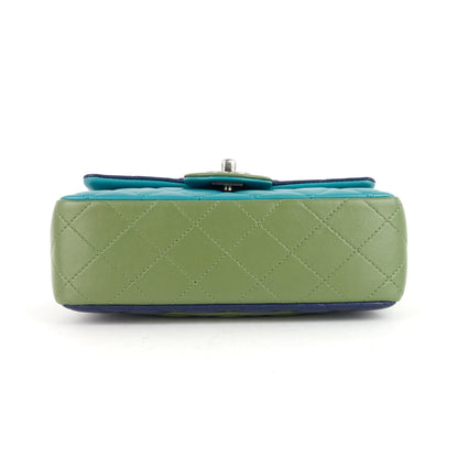 Chanel Classic Tricolour Lambskin Mini Flap Bag