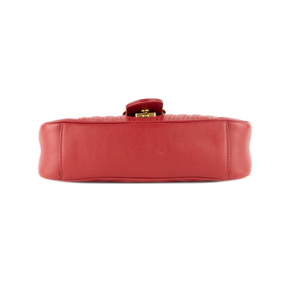 Gucci GG Marmont Small Matelass� Calfskin Leather Shoulder Bag