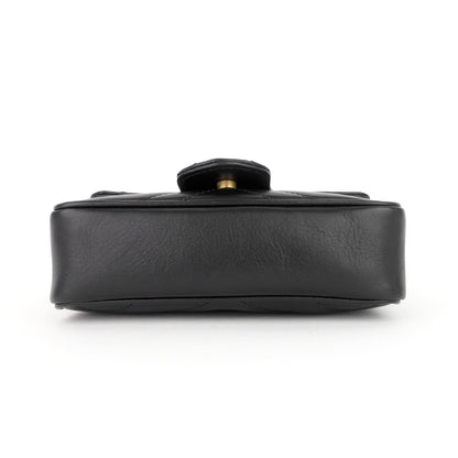 Gucci GG Marmont Super Mini Matelass� Leather Bag