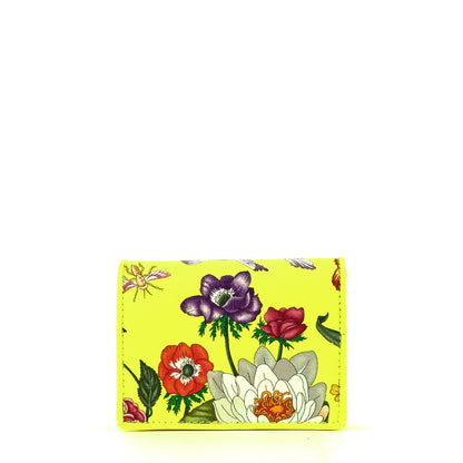 Gucci Flora Coated Canvas Flap Card Case