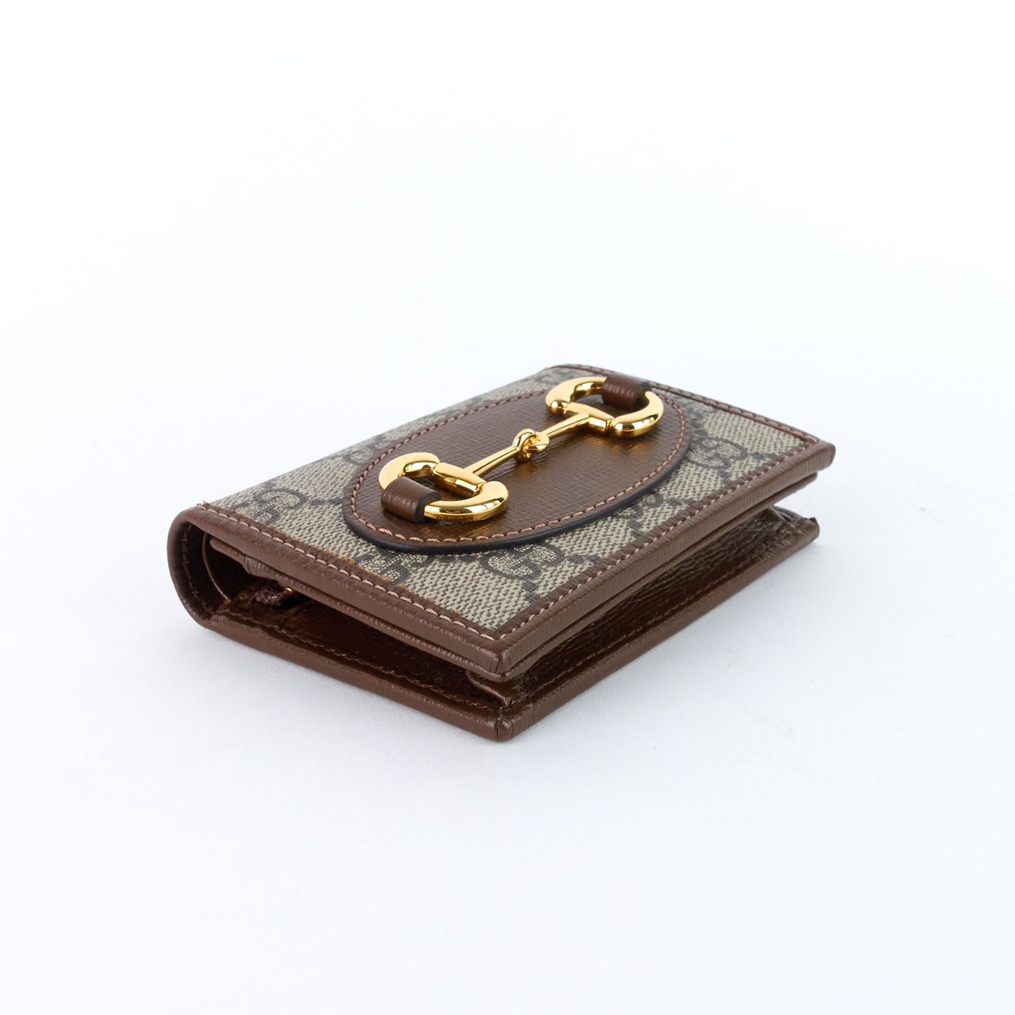 Gucci Horsebit 1955 GG Supreme Canvas Card Case