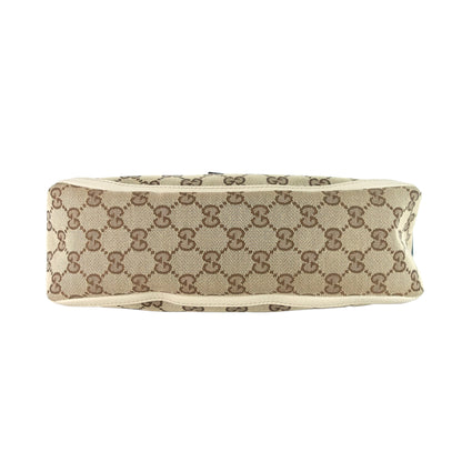 Gucci Abbey D-Ring Monogram Canvas Pochette Bag