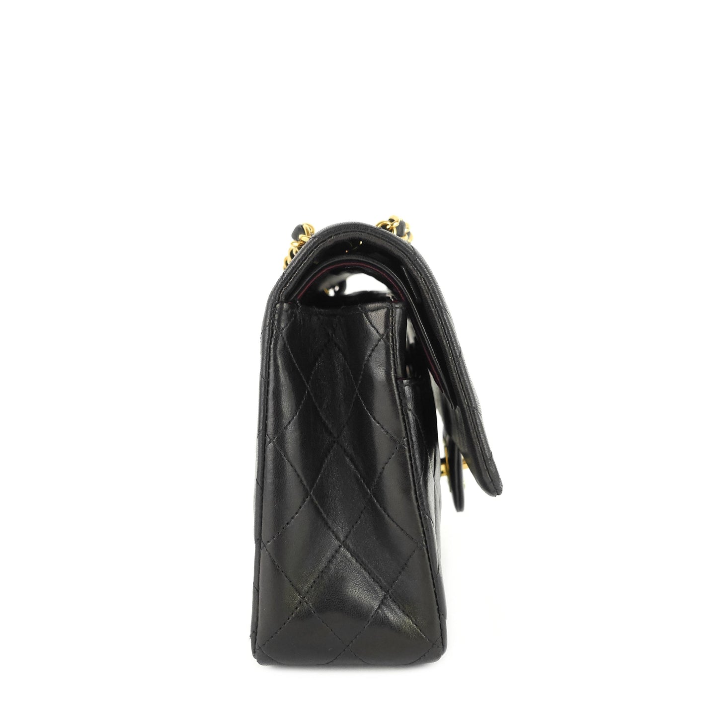 Chanel Double Flap Quilted Lambskin Leather Bag