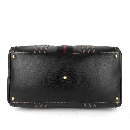 Gucci Aviatrix Large Leather Boston Bag