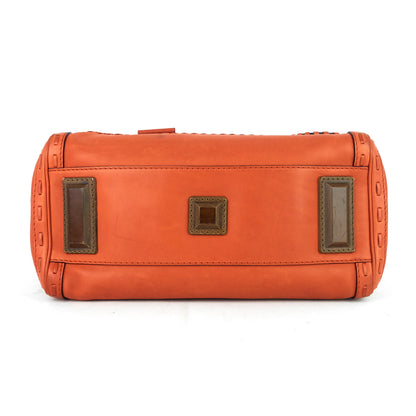 Gucci Leather 'Handmade' Medium Top Handle Bag