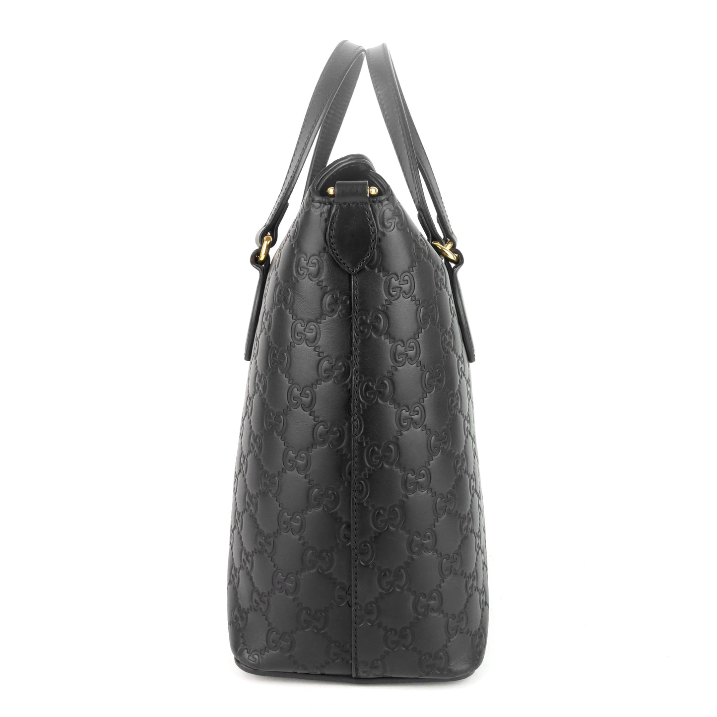 Gucci Signature Top Handle Guccissima Bag