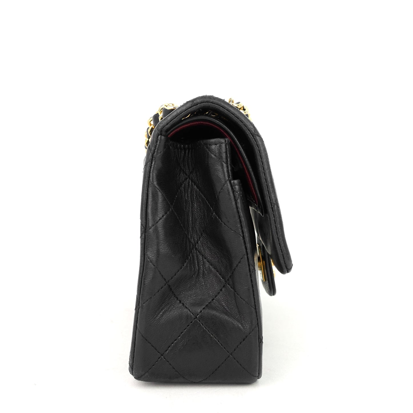 Chanel Double Flap Quilted Lambskin Leather Bag