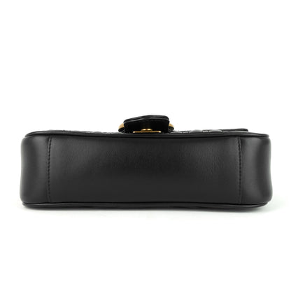 Gucci GG Marmont Mini Chevron Leather Bag