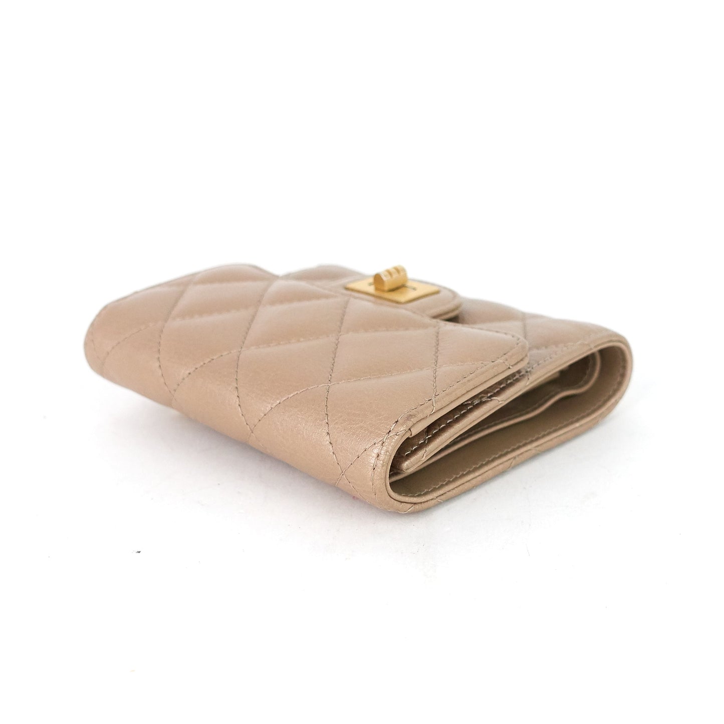 Chanel Reissue Compact Metallic Calfskin Wallet