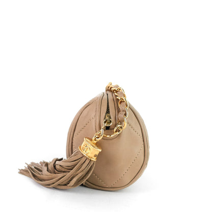 Chanel CC Tassel Lambskin Crossbody Bag