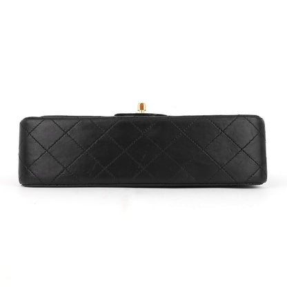 Chanel Double Flap Quilted Lambskin Leather Bag