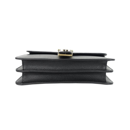 Gucci Dollar Interlocking G Medium Calfskin Leather Shoulder Bag