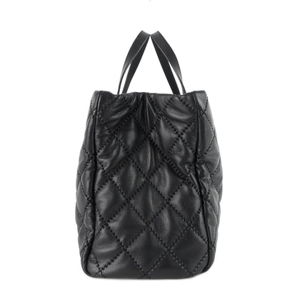 Chanel Retro Chain Large Calfskin Leather Shopping Tote Bag