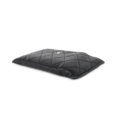 Chanel Classic Zip Lambskin Leather Pouch
