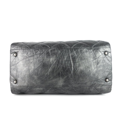 Chanel Pondichery Aged Calfskin Leather Tote Bag