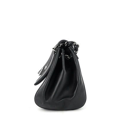 Chanel Lambskin Leather Fliplock Shoulder Bag