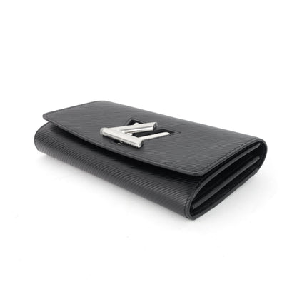 Louis Vuitto Twist Long Black Epi Leather Wallet