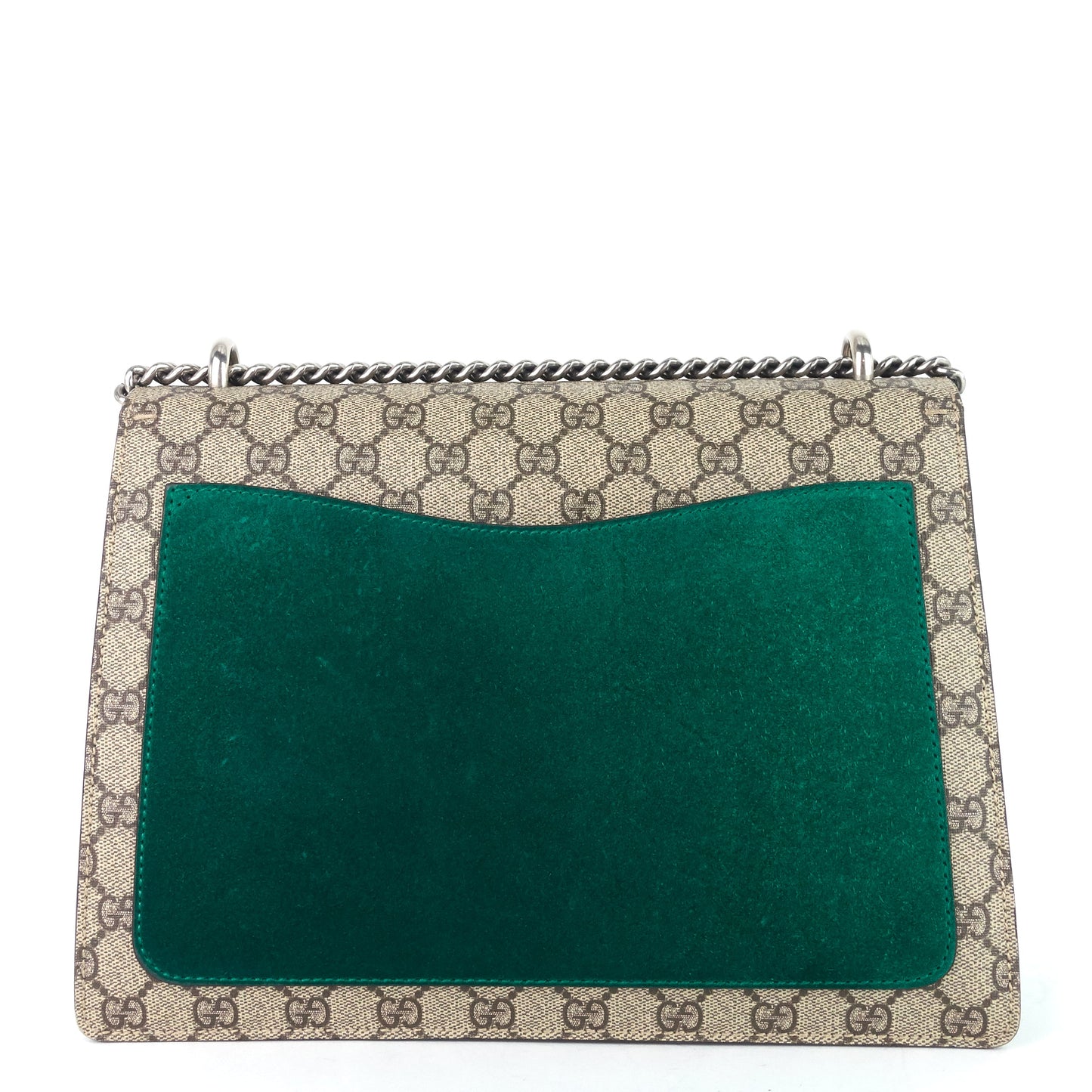 Gucci Dionysus Medium Suede and Embroidered Supreme Canvas Bag