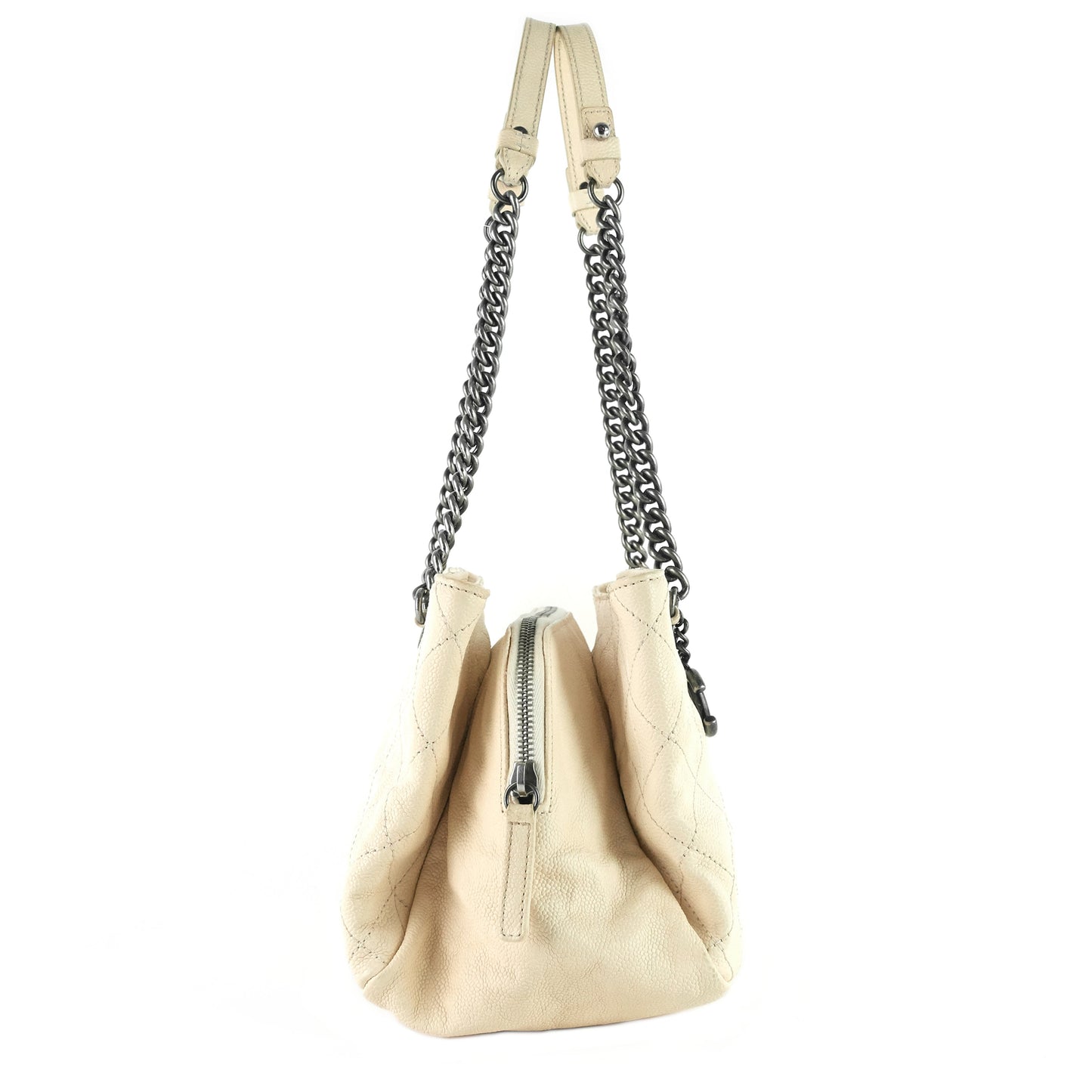 Chanel Chic Small Matelassé Caviar Leather Tote Bag