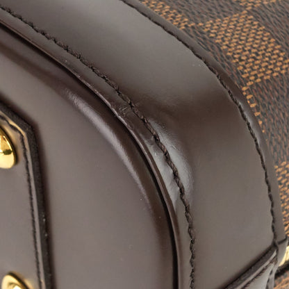 Louis Vuitto Alma BB Damier Ebene Canvas Handbag