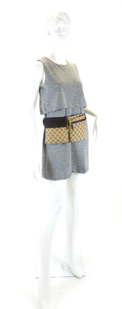 Gucci Monogram Canvas Belt Bag