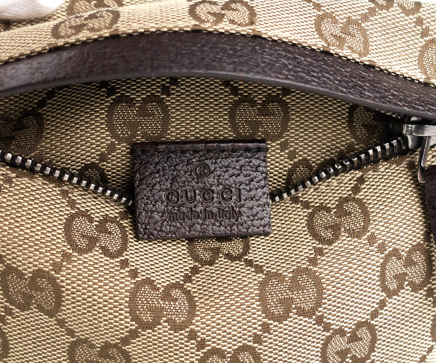 Gucci Monogram Canvas Belt Bag