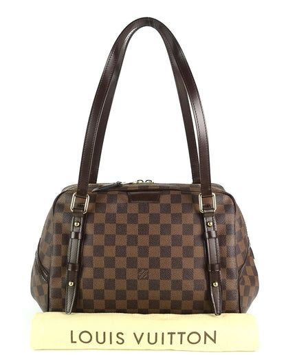 Louis Vuitto Rivington GM Damier Ebene Canvas Bag