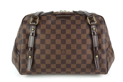 Louis Vuitto Rivington GM Damier Ebene Canvas Bag
