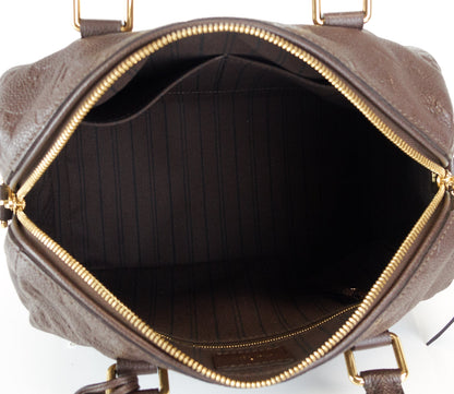 Louis Vuitto Speedy 25 Bandouliere Empreinte Monogram Leather Bag