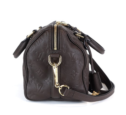 Louis Vuitto Speedy 25 Bandouliere Empreinte Monogram Leather Bag