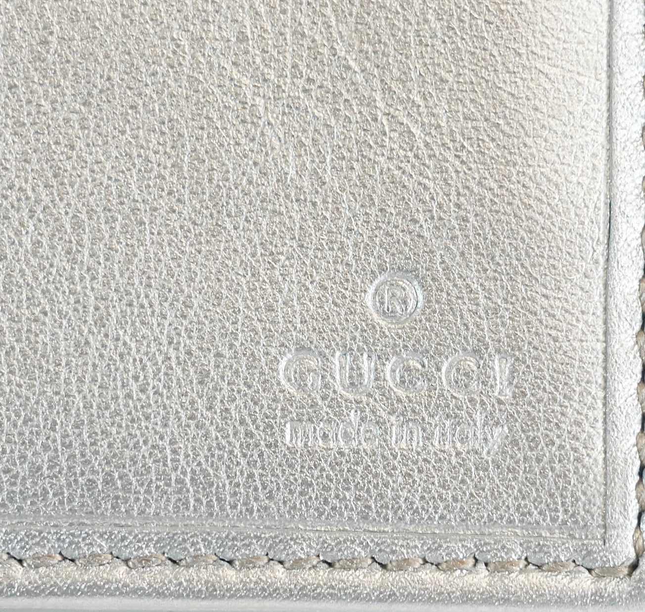 Gucci Guccissima Leather Continental D-Ring Wallet