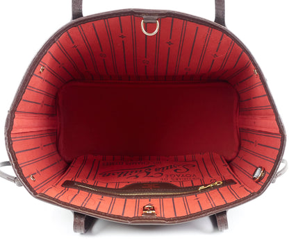 Louis Vuitto Neverfull PM Damier Ebene Canvas Bag