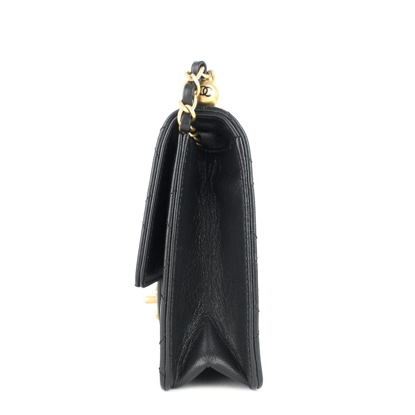 Chanel Chic Pearls Mini Lambskin Leather Bag