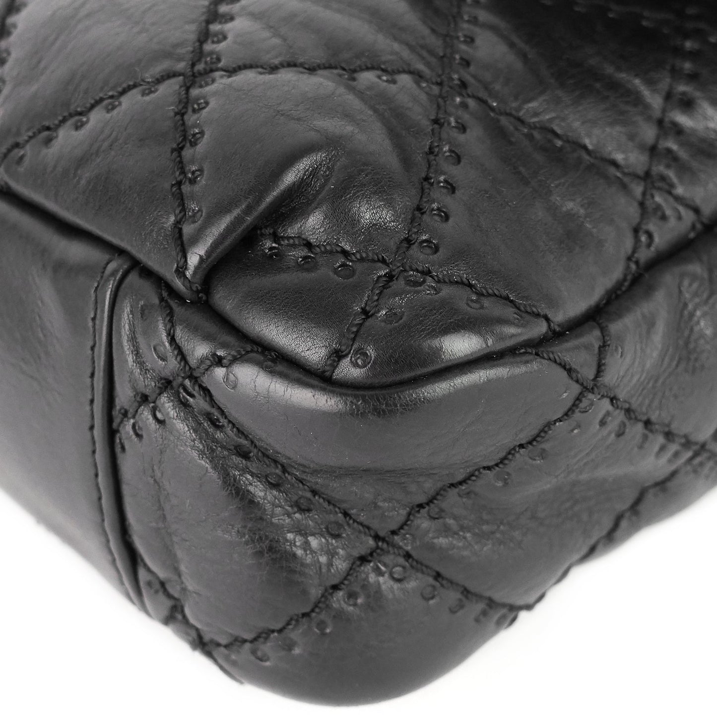 Chanel Retro Chain Medium Calfskin Leather Flap Bag